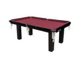 Mesa Sinuca Bilhar Tecido Vinho 15mm MDF Klopf