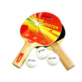 Kit Para Ping Pong Tênis Mesa UltimaX 5052 – Raquetes/Bolinhas/Rede