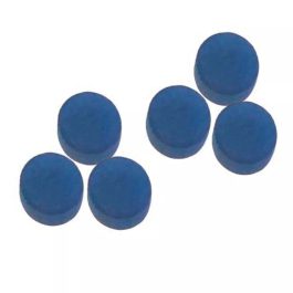 Kit com 6 Solas Para Taco De Bilhar – blue Montante 10mm