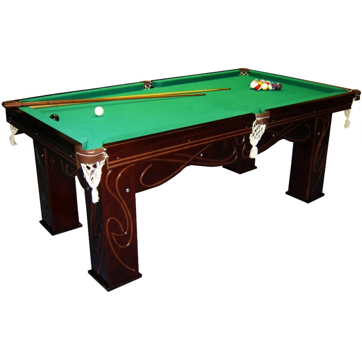 Mesa Sinuca Bilhar Snooker 1,87 X 1,08 Vinho C/ Acessorios