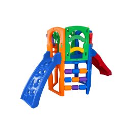 Playground Premium Prata com Escorregador Infantil – UltimaX 50007083