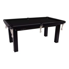 Mesa Sinuca com Acessórios Tecido Preto Tampo MDF 1,87 x 1,08 UltimaX