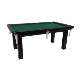 Mesa 4 em 1 Sinuca Futebol Botão Ping Pong – 15mm MDF Tecido Verde UltimaX